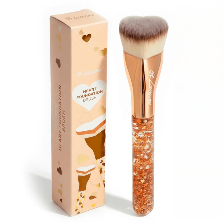 Foundation Brush Heart Gold