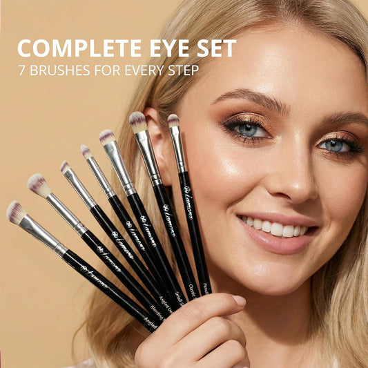Eyeshadow Brush Set Black - Lamora Beauty