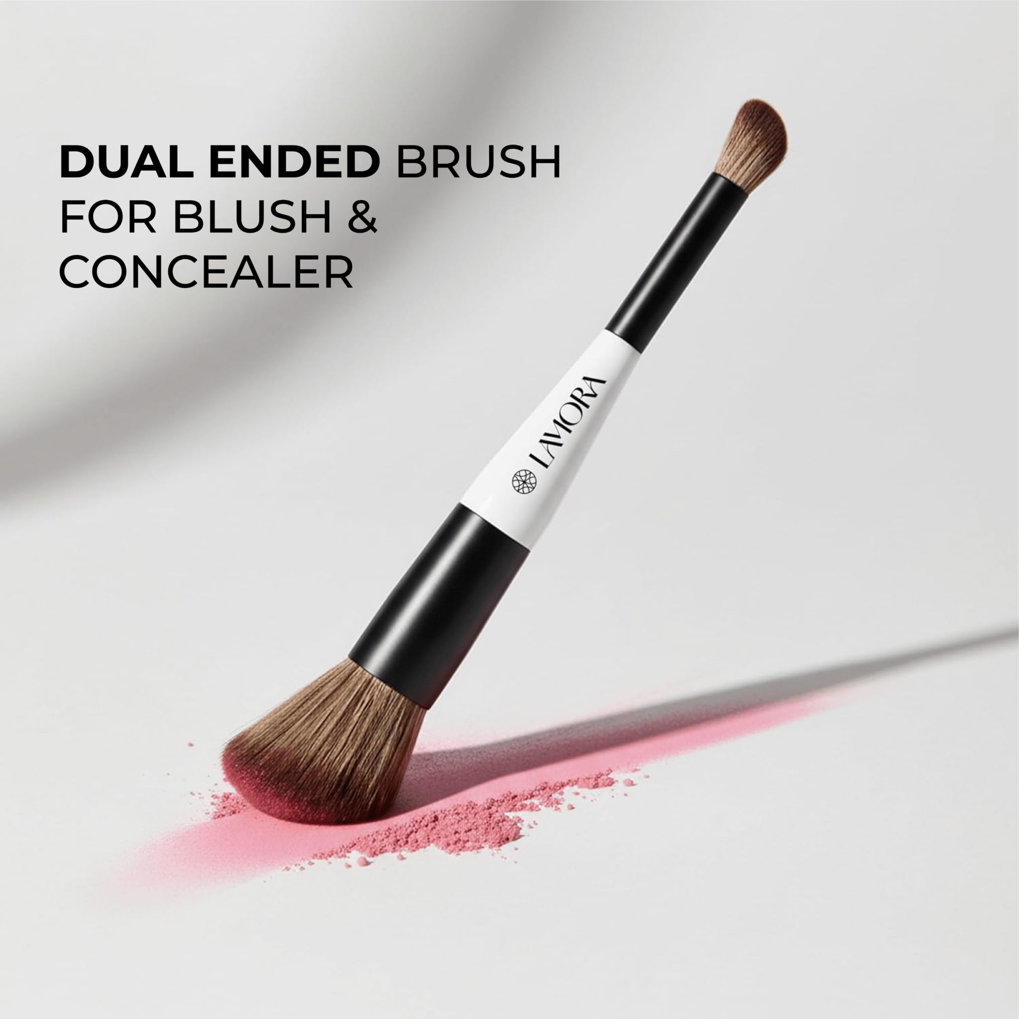 Blush & Concealer Duo Brush - Lamora Beauty