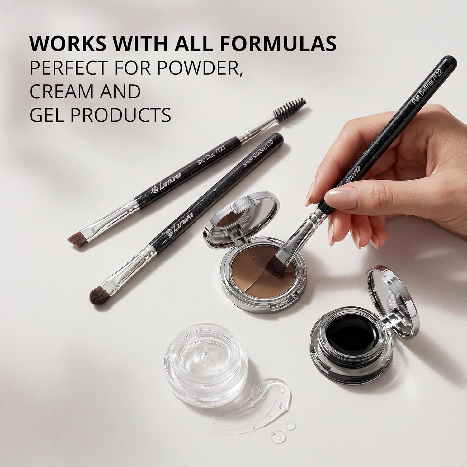 Eyebrow Brush Set - Lamora Beauty
