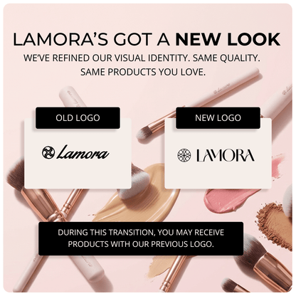 Eyeshadow Brush Set Rose Gold - Lamora Beauty