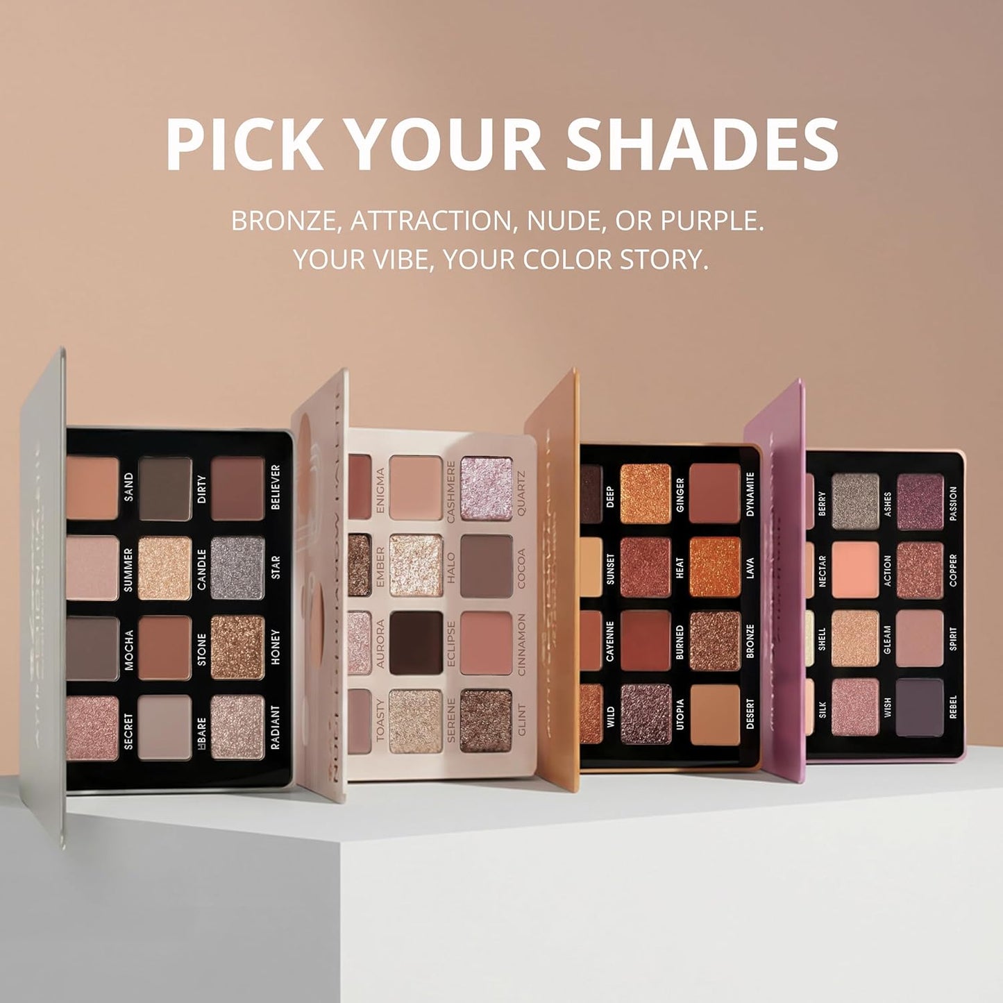 Eyeshadow Palette Bronze - Lamora Beauty