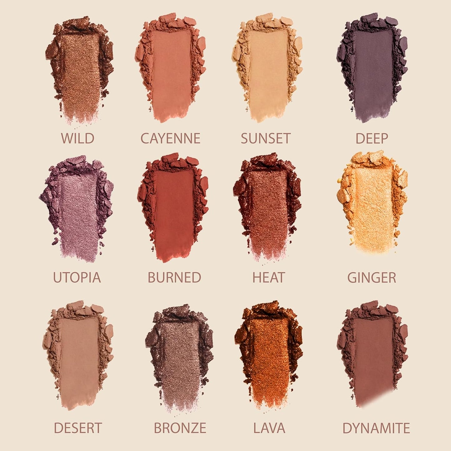 Eyeshadow Palette Bronze - Lamora Beauty