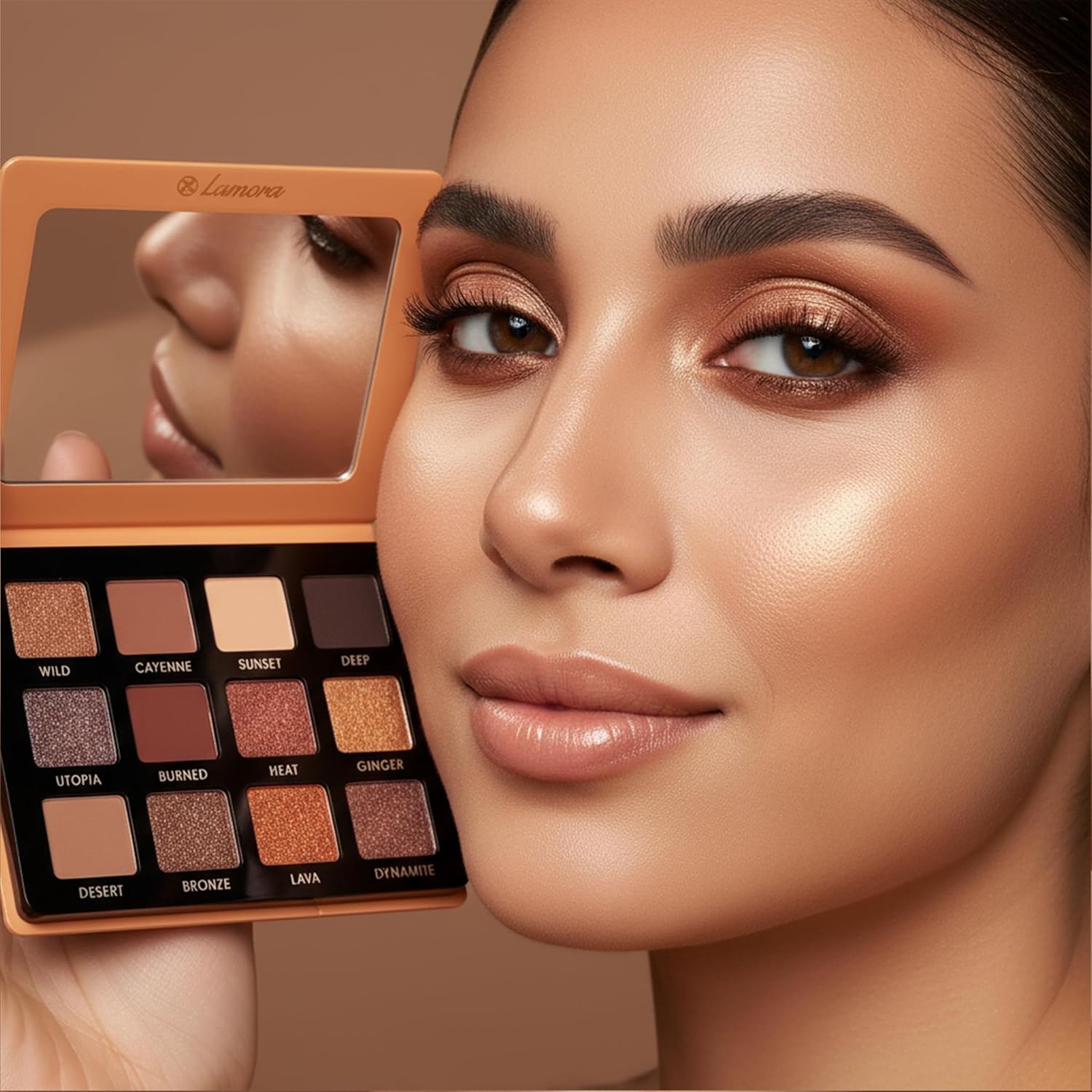 Eyeshadow Palette Bronze - Lamora Beauty