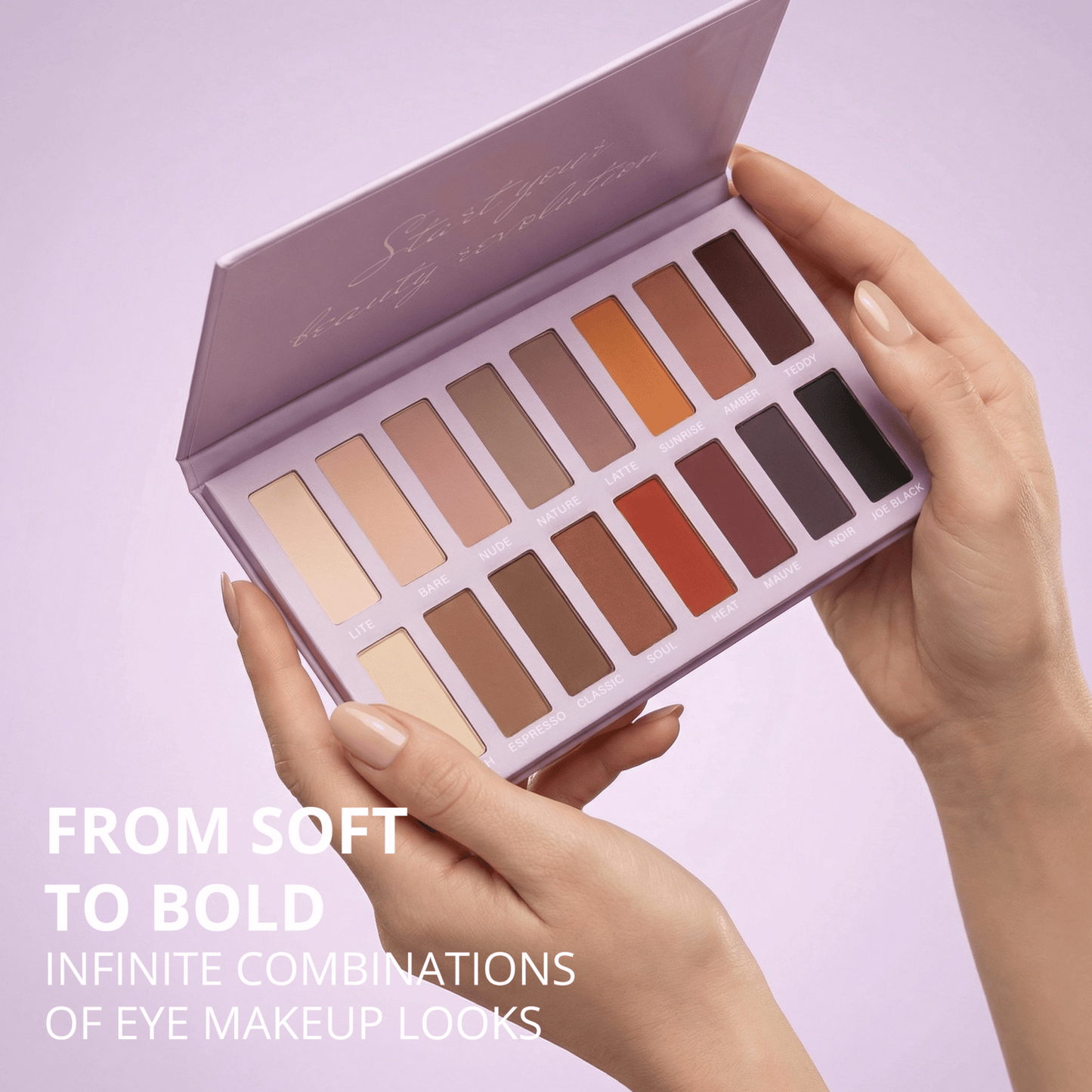 Eyeshadow Palette Matte - Lamora Beauty