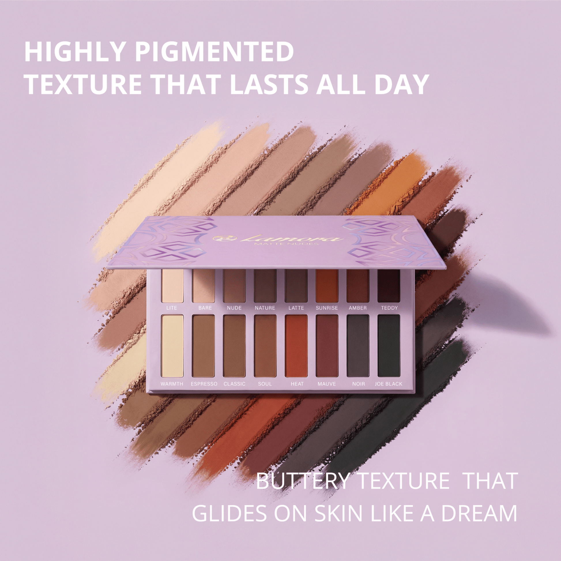 Eyeshadow Palette Matte - Lamora Beauty