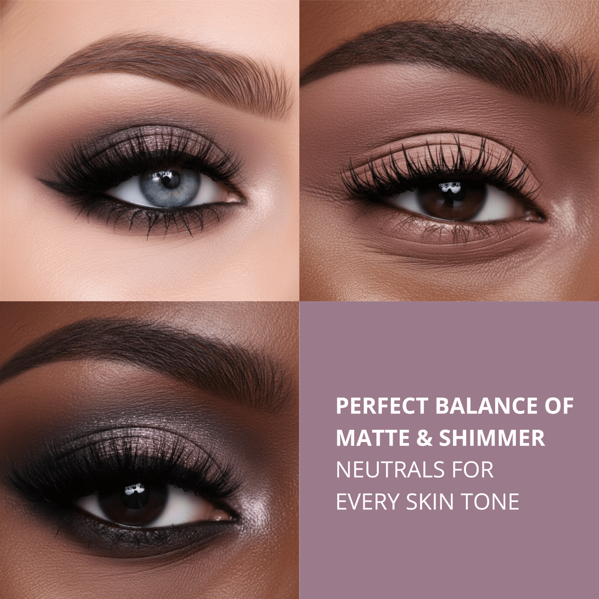 Eyeshadow Palette Purple - Lamora Beauty