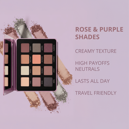 Eyeshadow Palette Purple - Lamora Beauty