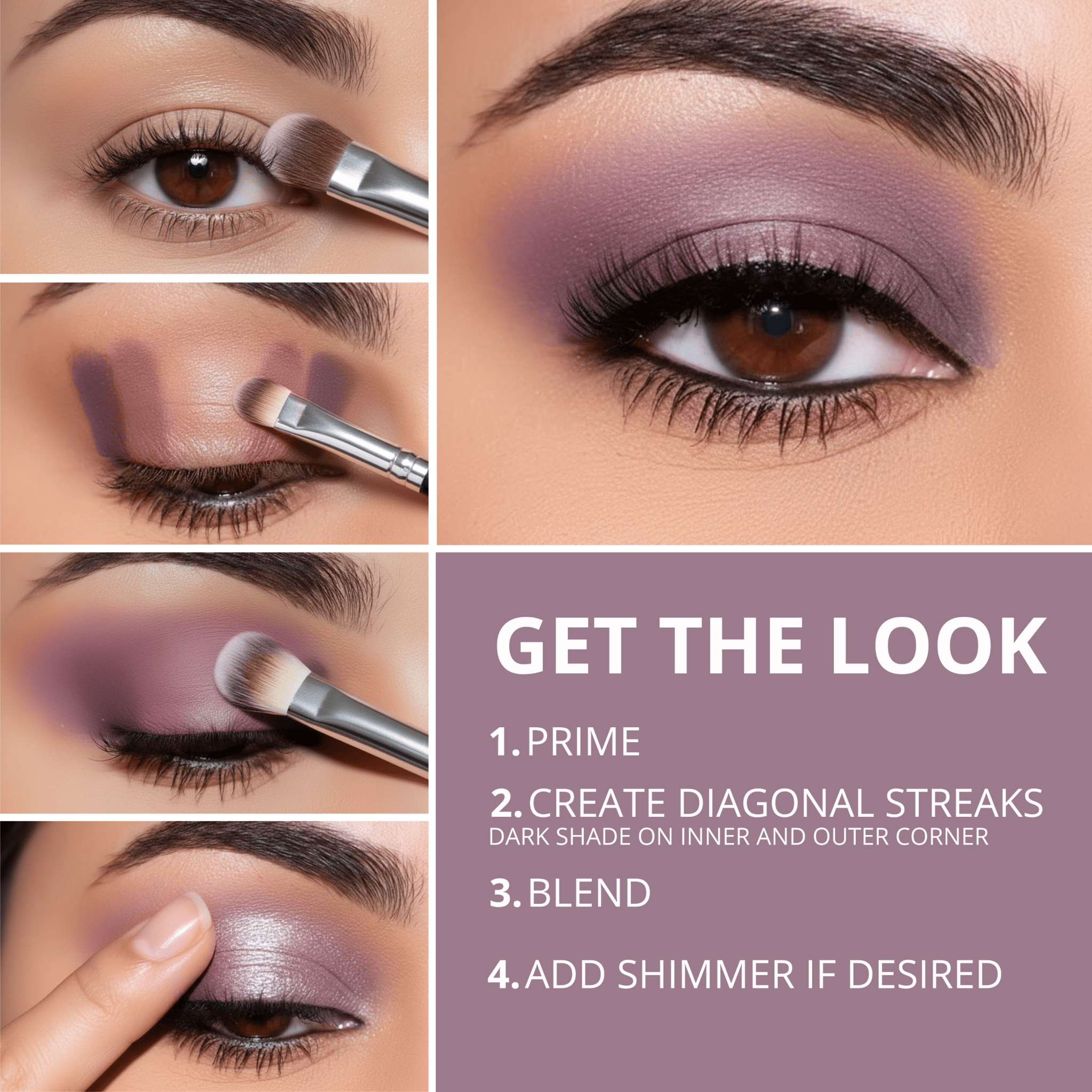 Eyeshadow Palette Purple - Lamora Beauty