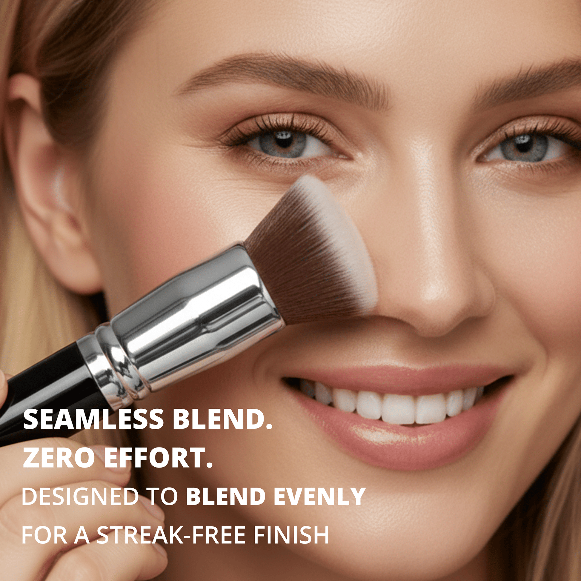 Foundation Brush Black - Lamora Beauty