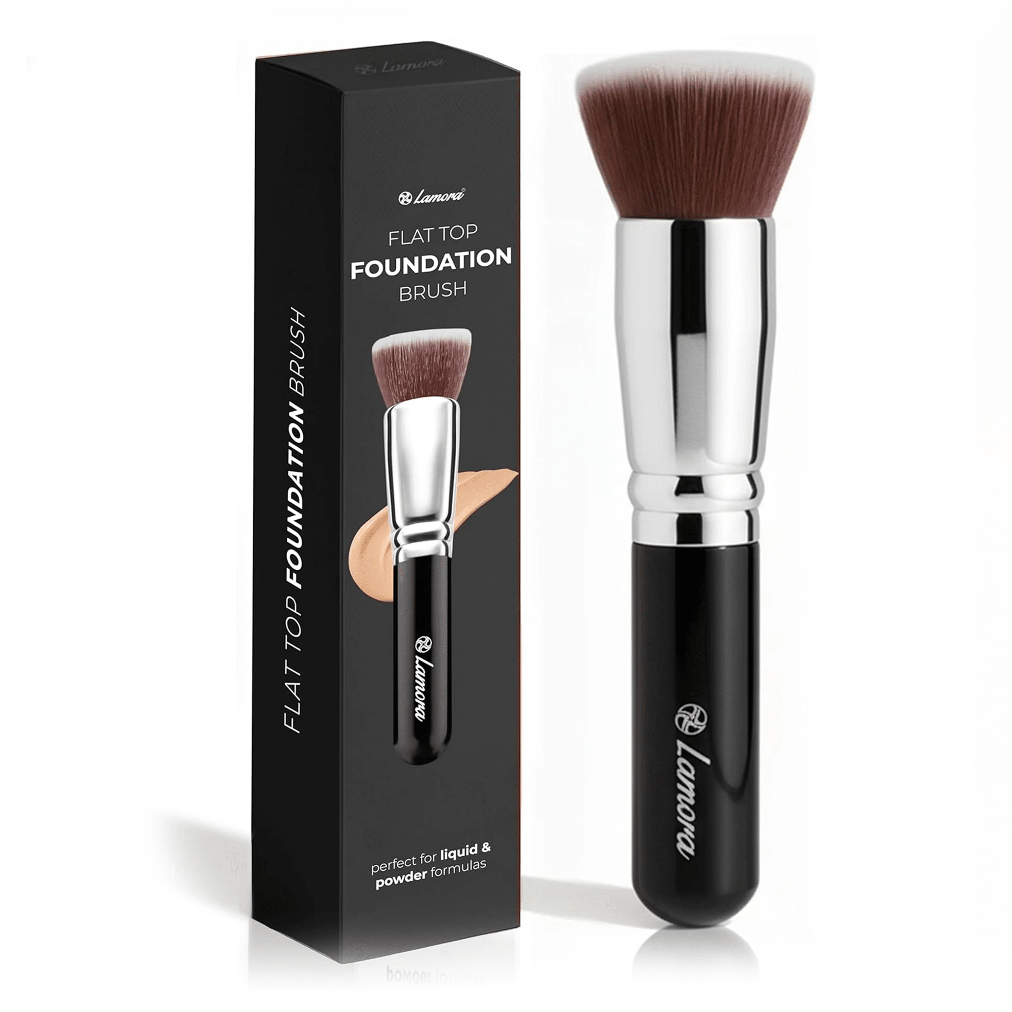 Foundation Brush Black - Lamora Beauty
