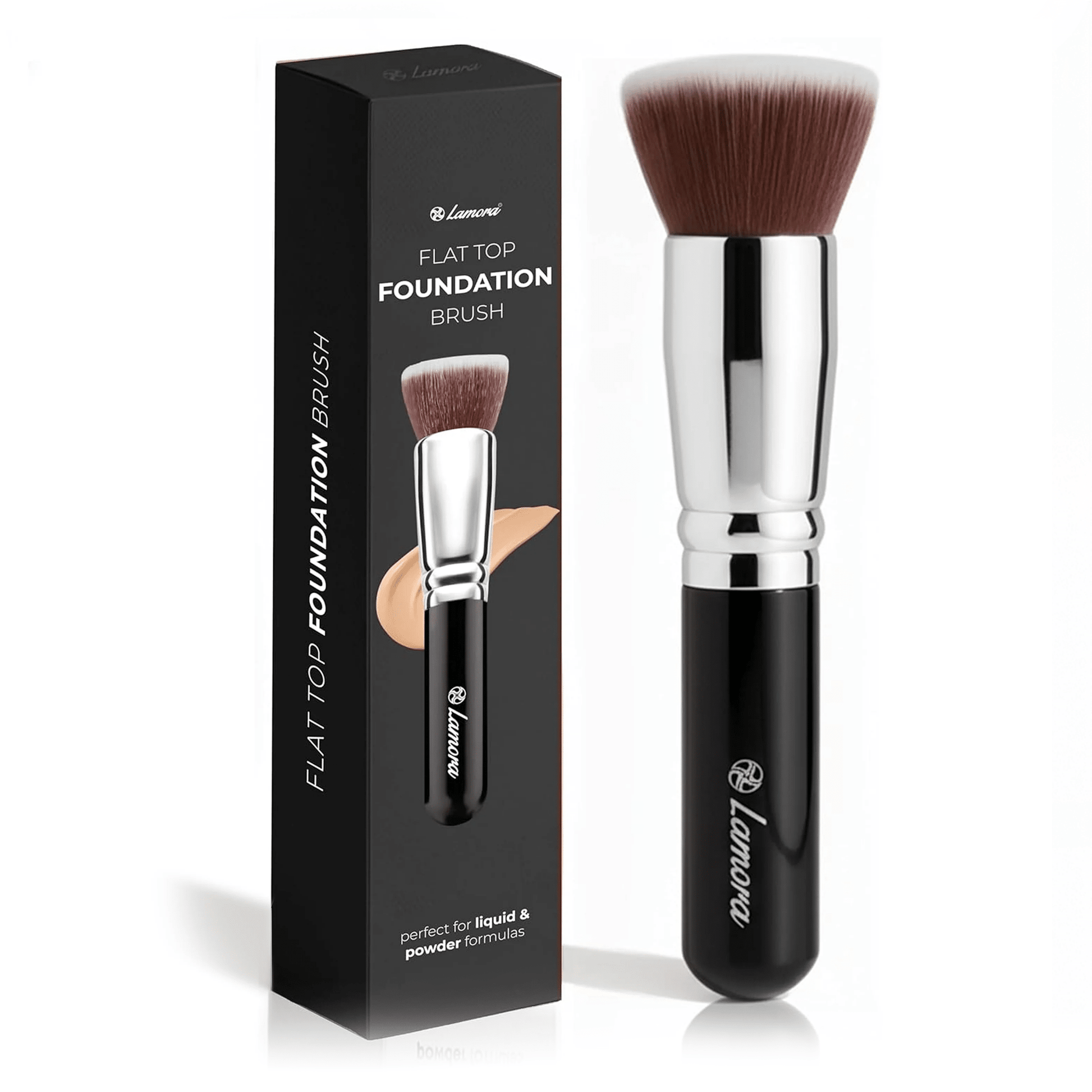 Foundation Brush Black - Lamora Beauty