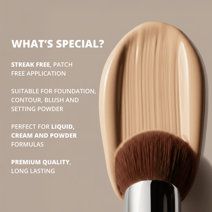 Foundation Brush Black - Lamora Beauty