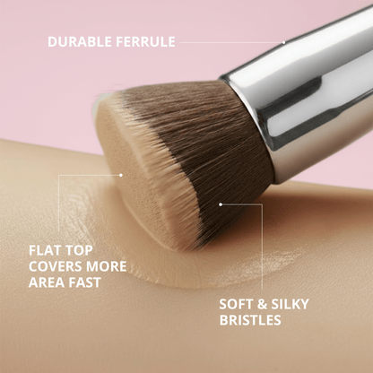 Foundation Brush Pink - Lamora Beauty