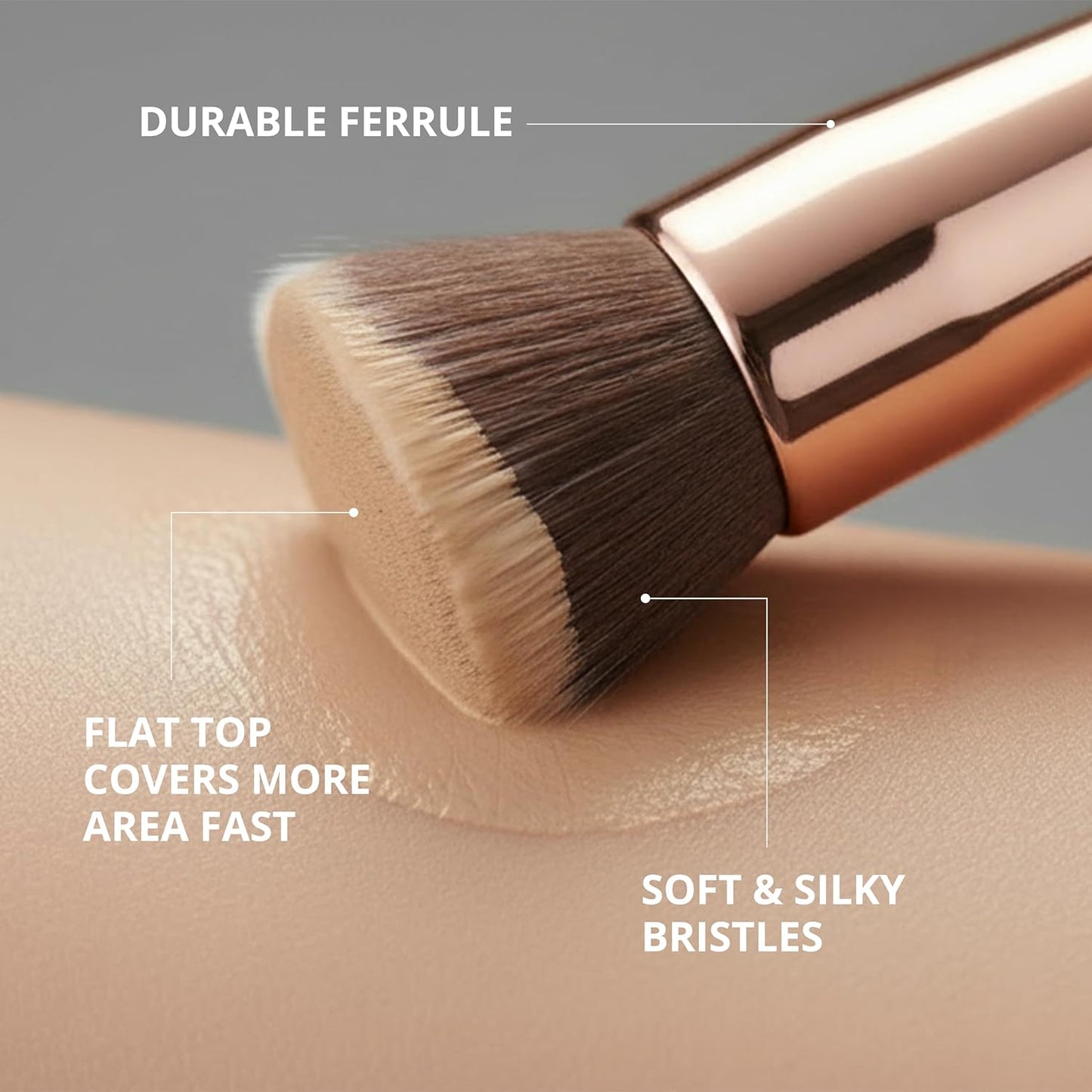 Foundation Brush Rose - Lamora Beauty