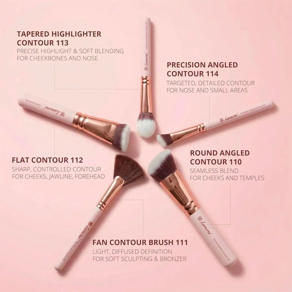 Contour Brush Set - Lamora Beauty