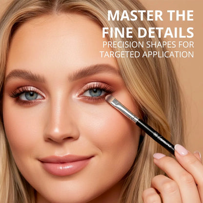 Eyeshadow Brush Set Black - Lamora Beauty