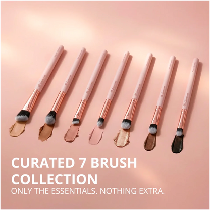 Eyeshadow Brush Set Rose Gold - Lamora Beauty