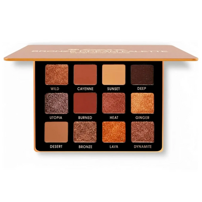 Eyeshadow Palette Bronze - Lamora Beauty