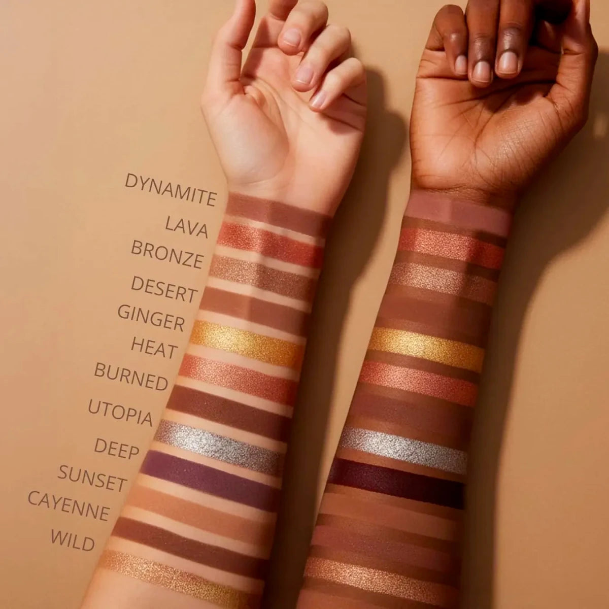 Eyeshadow Palette Bronze - Lamora Beauty