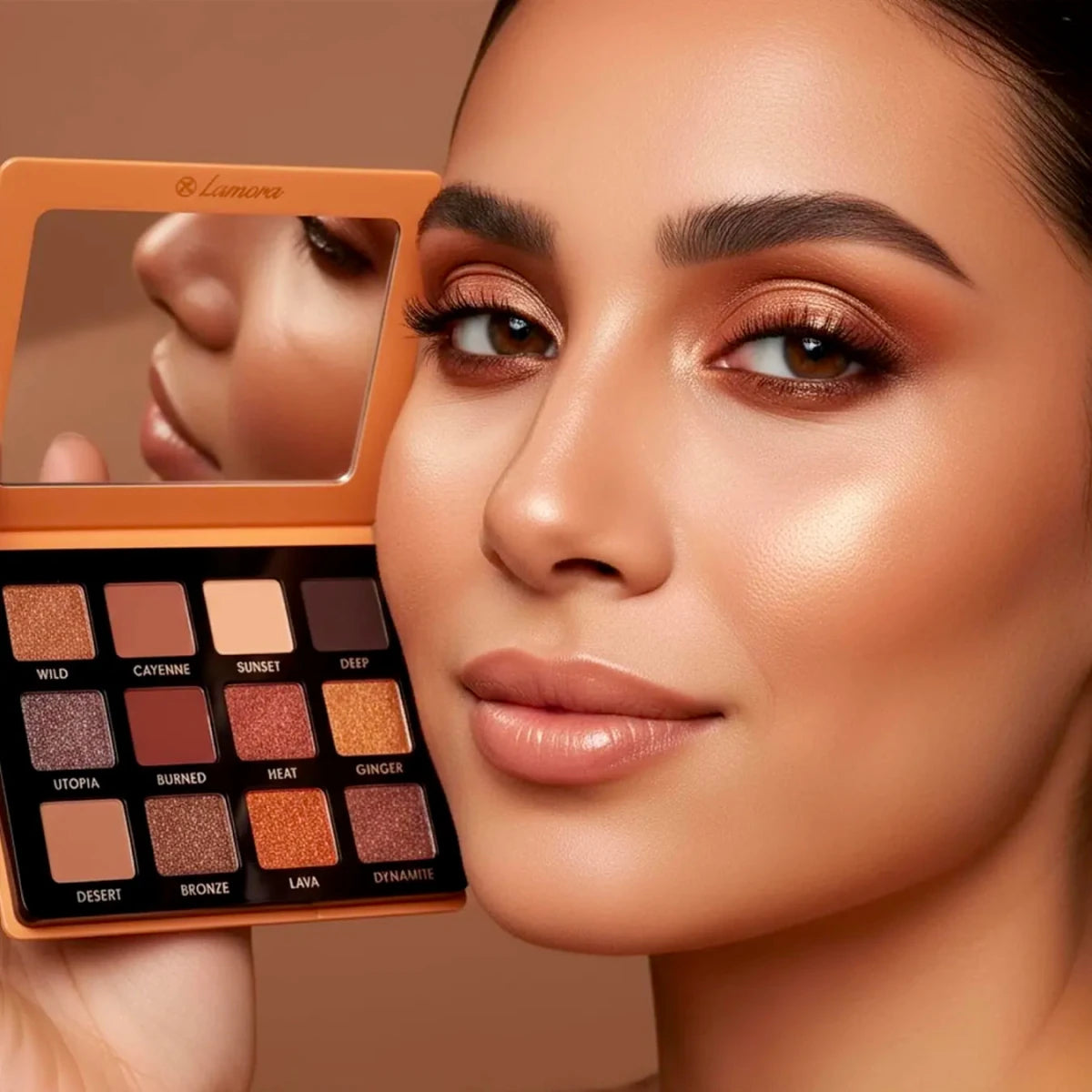 Eyeshadow Palette Bronze - Lamora Beauty