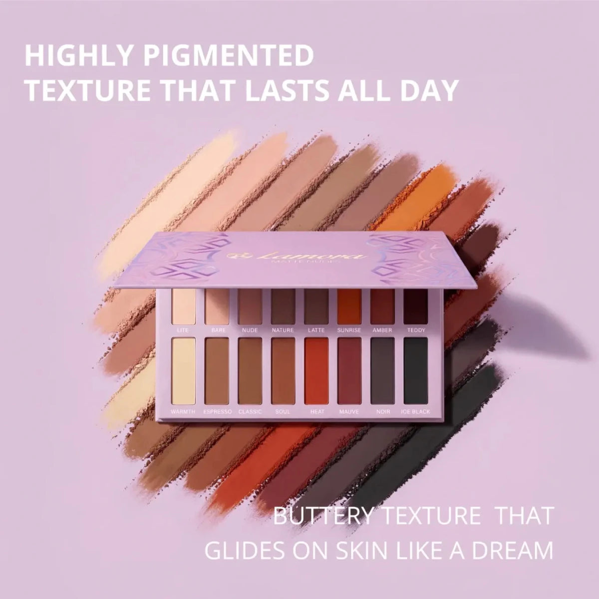 Eyeshadow Palette Matte - Lamora Beauty