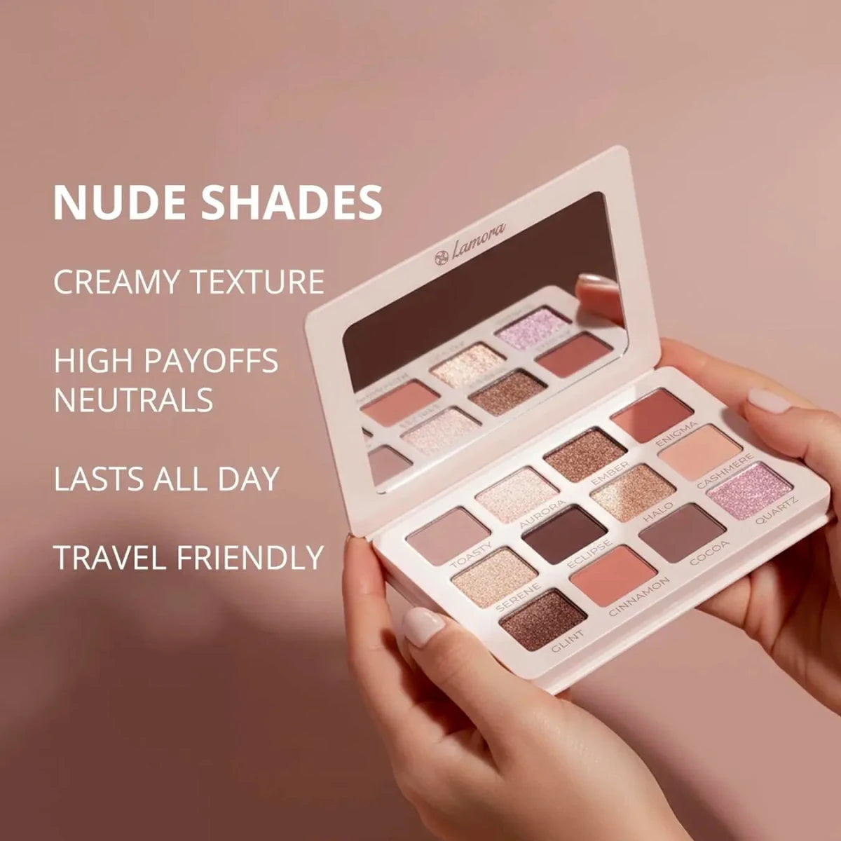 Eyeshadow Palette Nude - Lamora Beauty