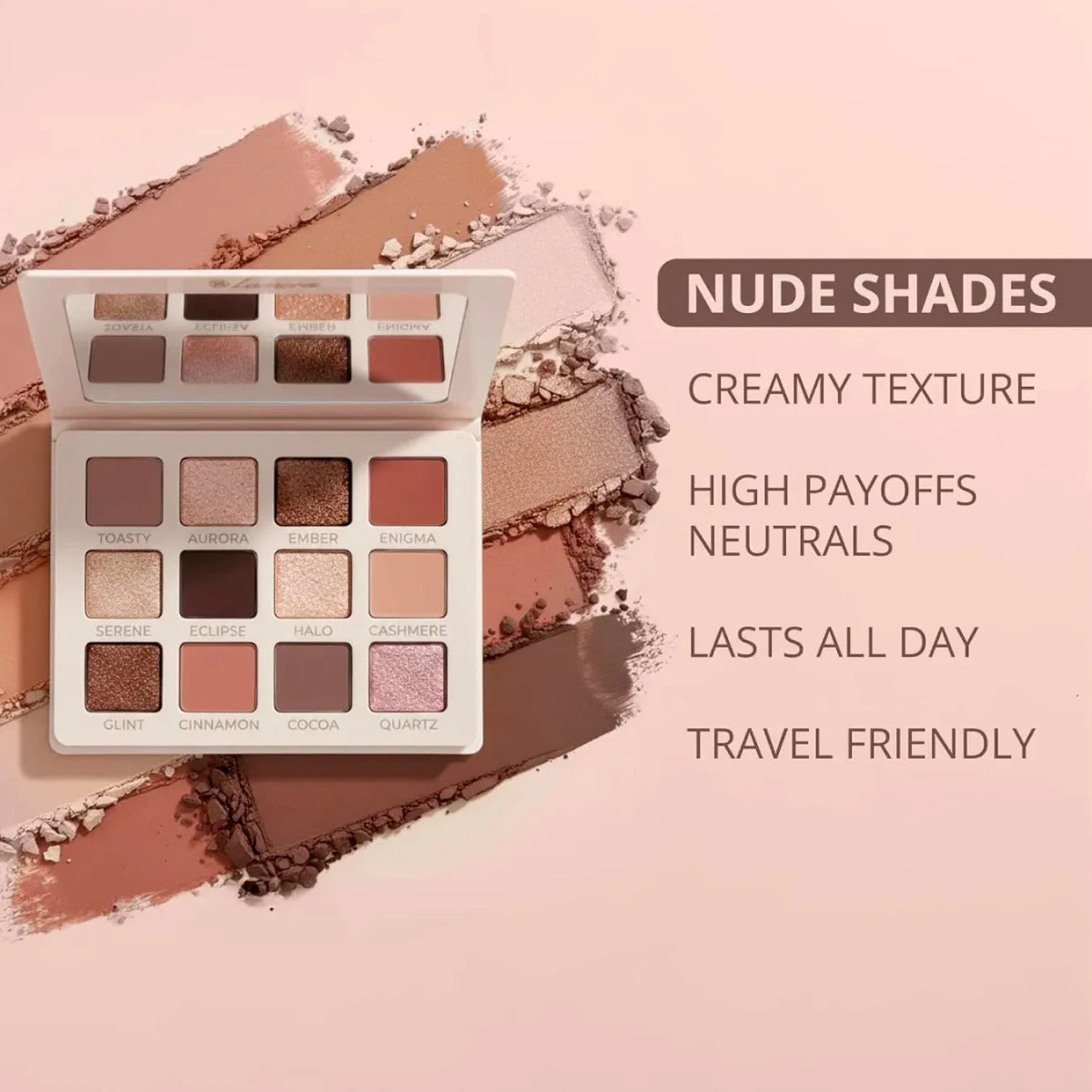 Eyeshadow Palette Nude - Lamora Beauty