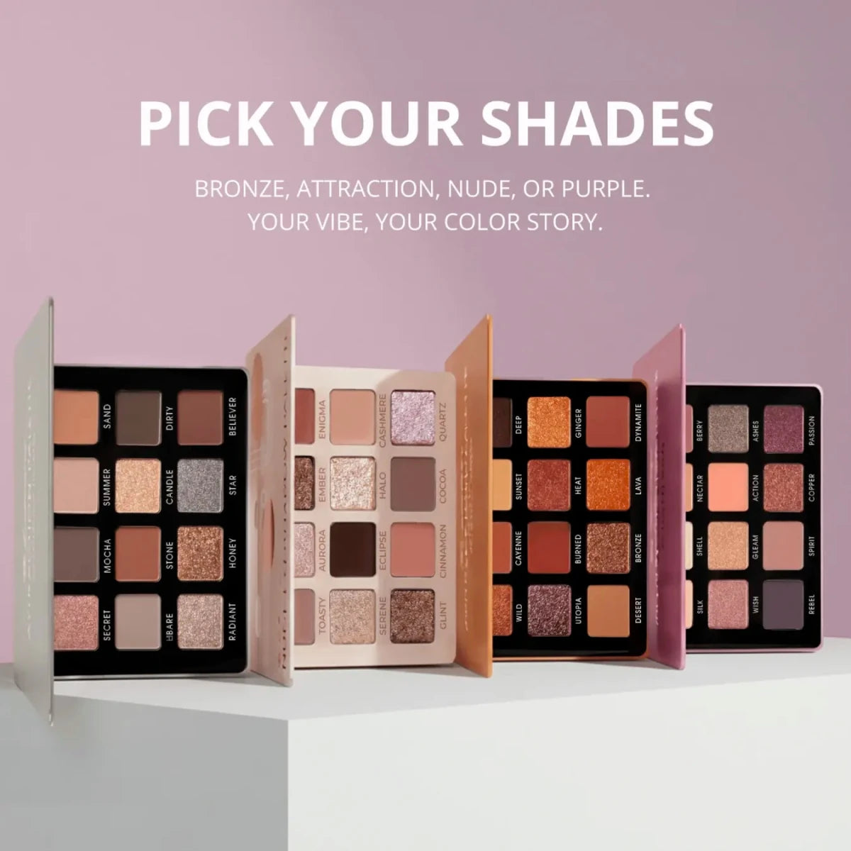 Eyeshadow Palette Purple - Lamora Beauty