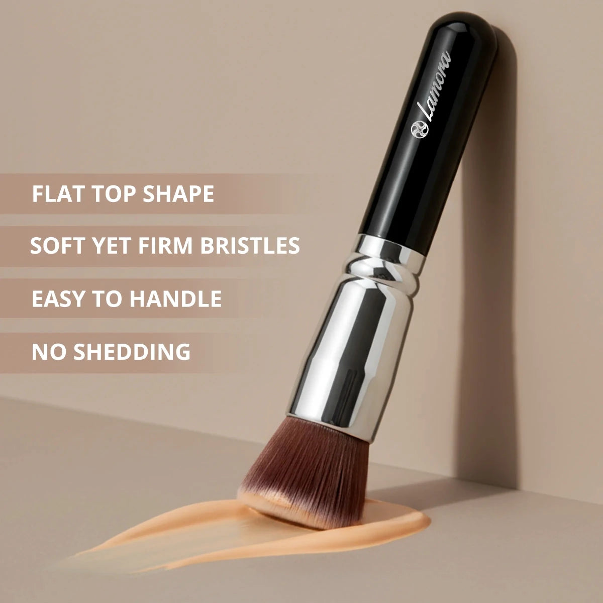 Foundation Brush Black - Lamora Beauty