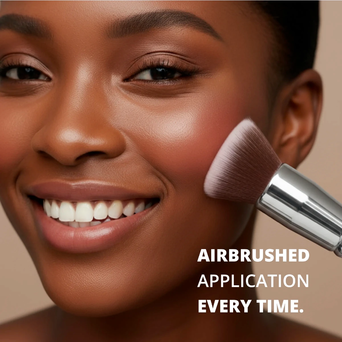 Foundation Brush Black - Lamora Beauty