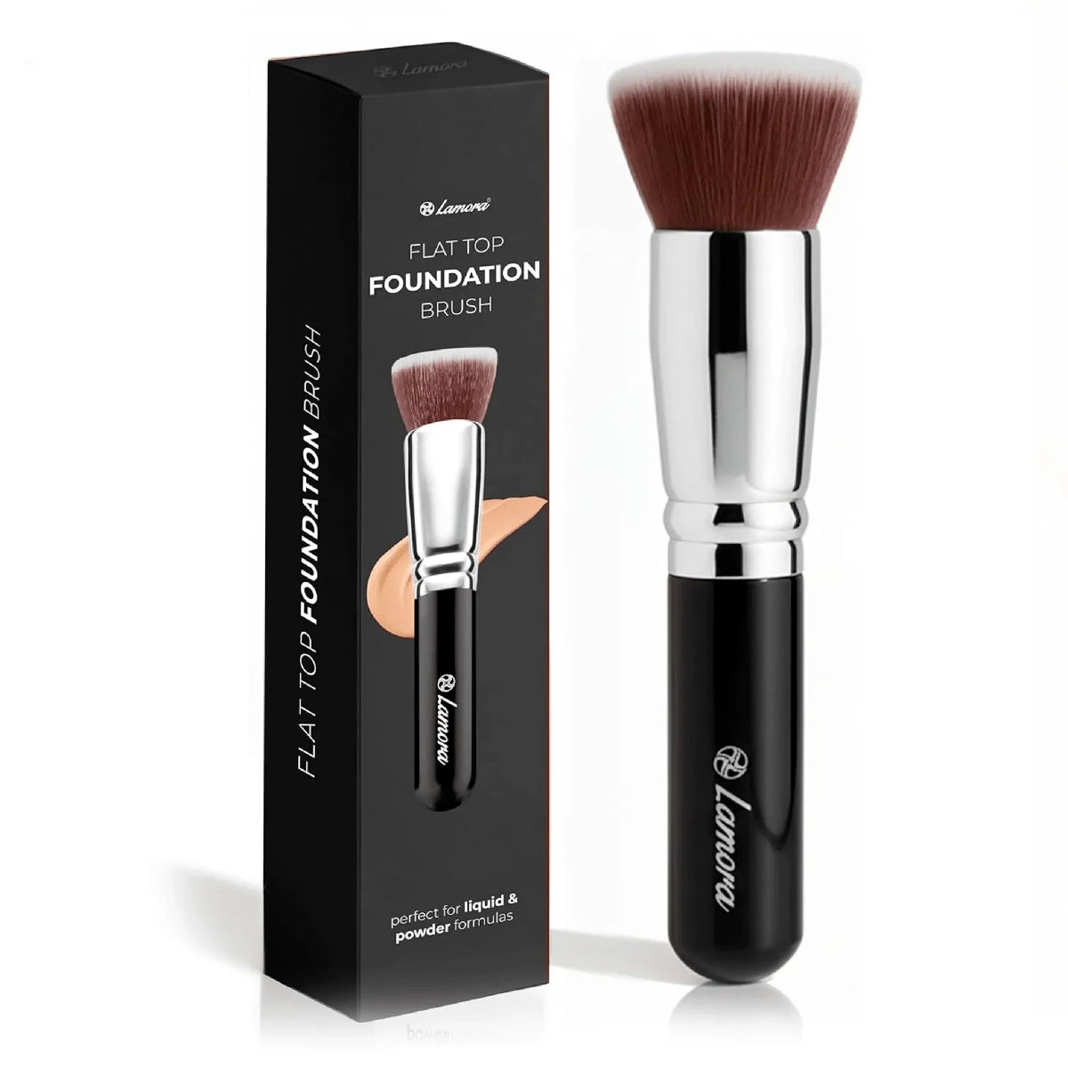 Foundation Brush Black - Lamora Beauty