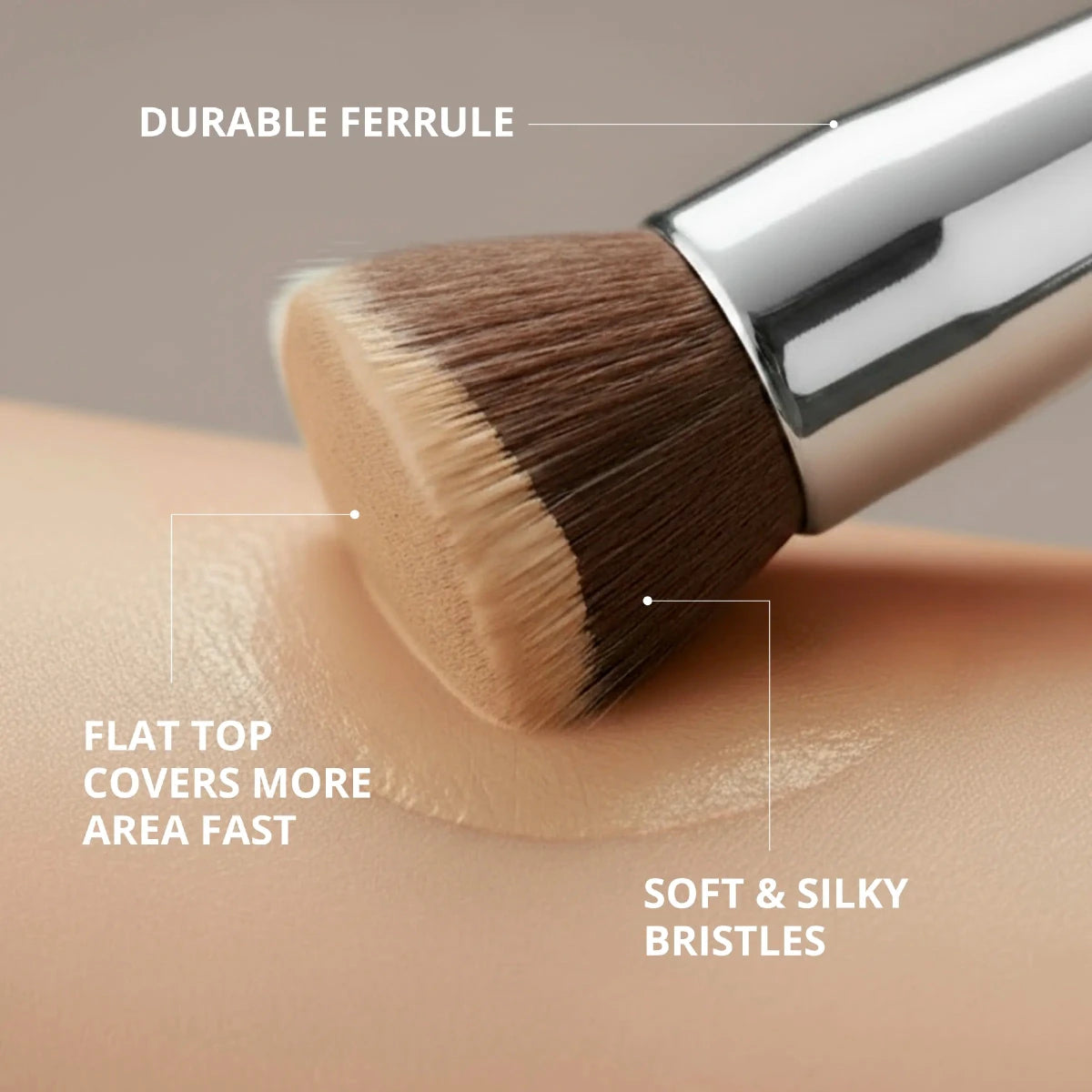 Foundation Brush Black - Lamora Beauty