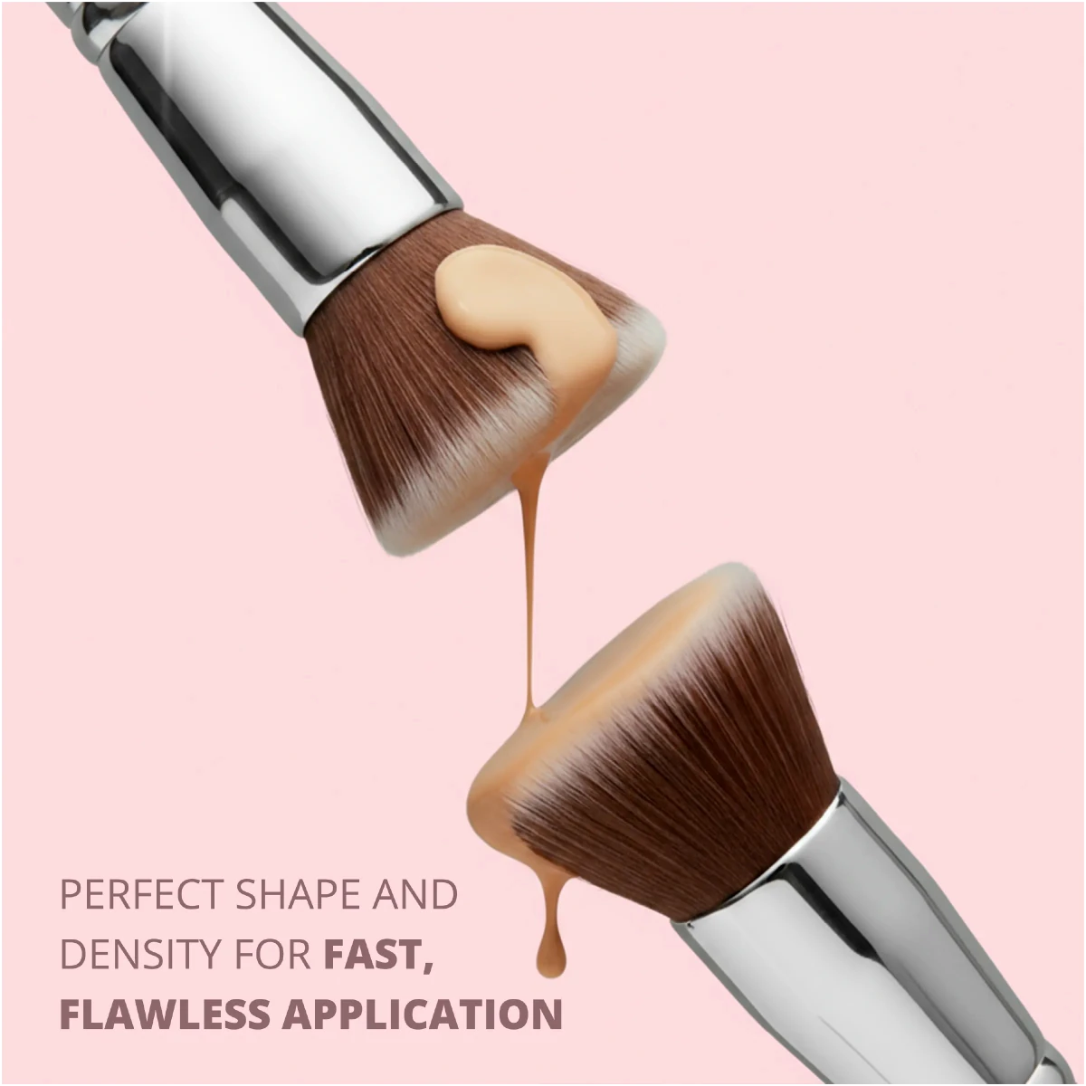 Foundation Brush Pink - Lamora Beauty