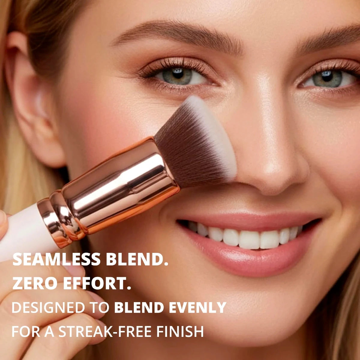 Foundation Brush Rose - Lamora Beauty