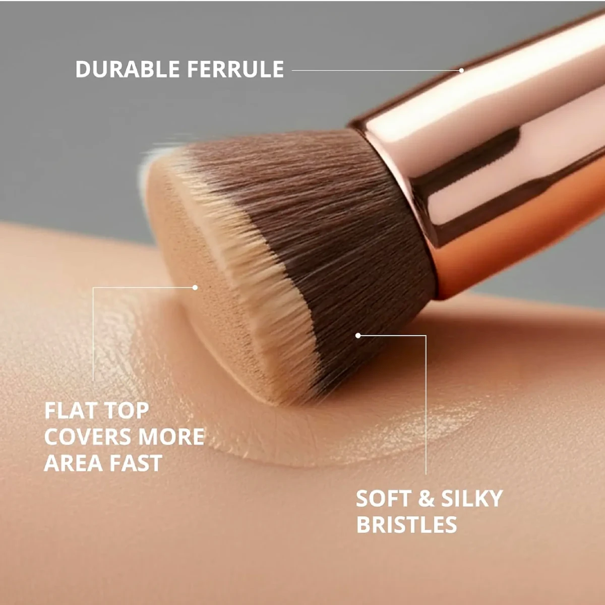 Foundation Brush Rose - Lamora Beauty