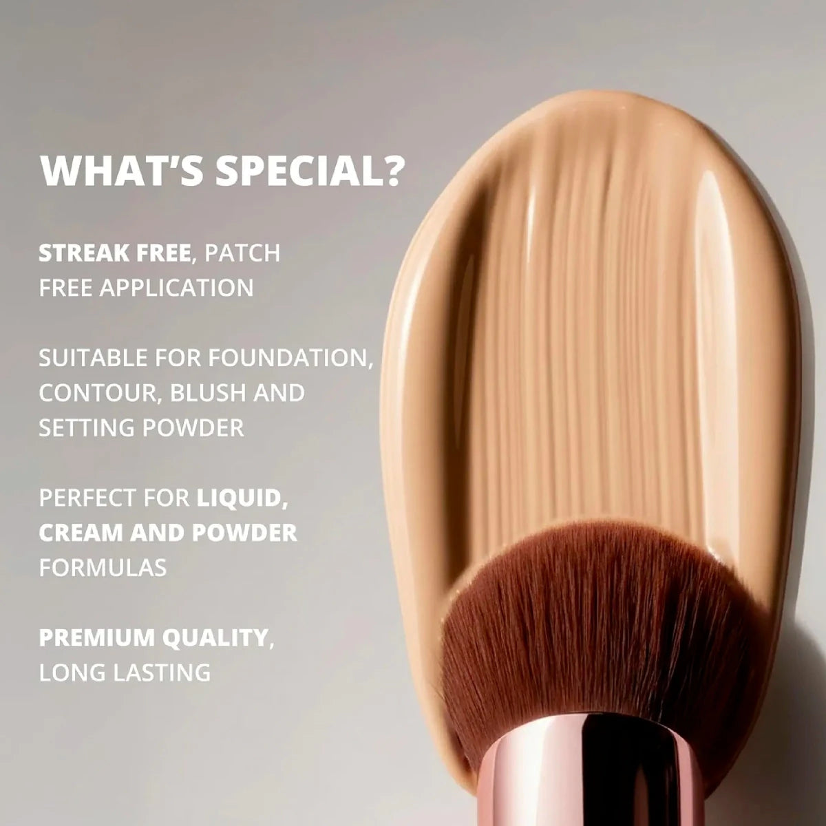 Foundation Brush Rose - Lamora Beauty