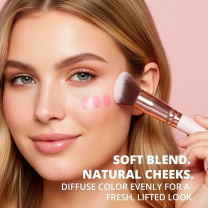 Foundation Brush Set Rose - Lamora Beauty