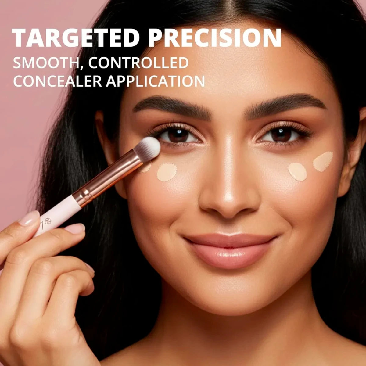 Foundation Brush Set Rose - Lamora Beauty