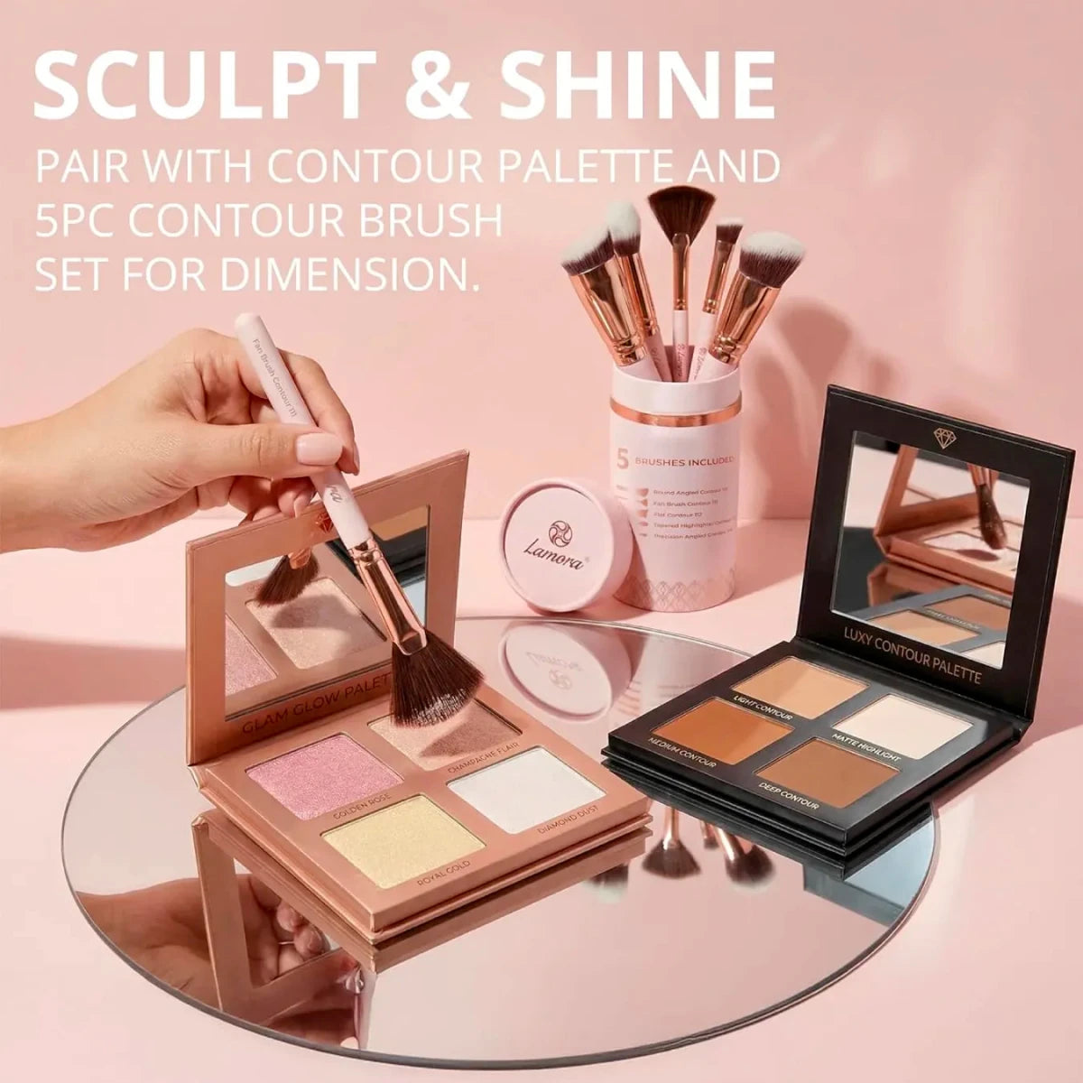 Highlighter Palette - Lamora Beauty