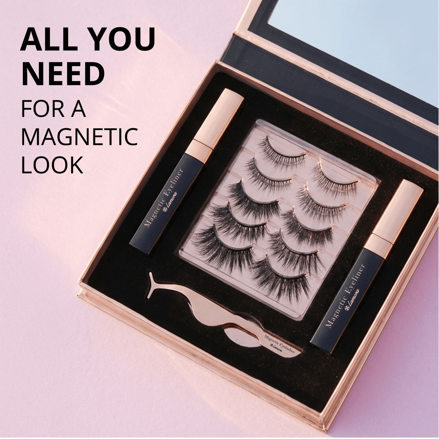 Magnetic Eyelashes Set - Lamora Beauty