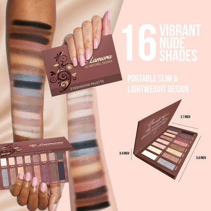 Paleta Sombras Au Naturel - Lamora Beauty