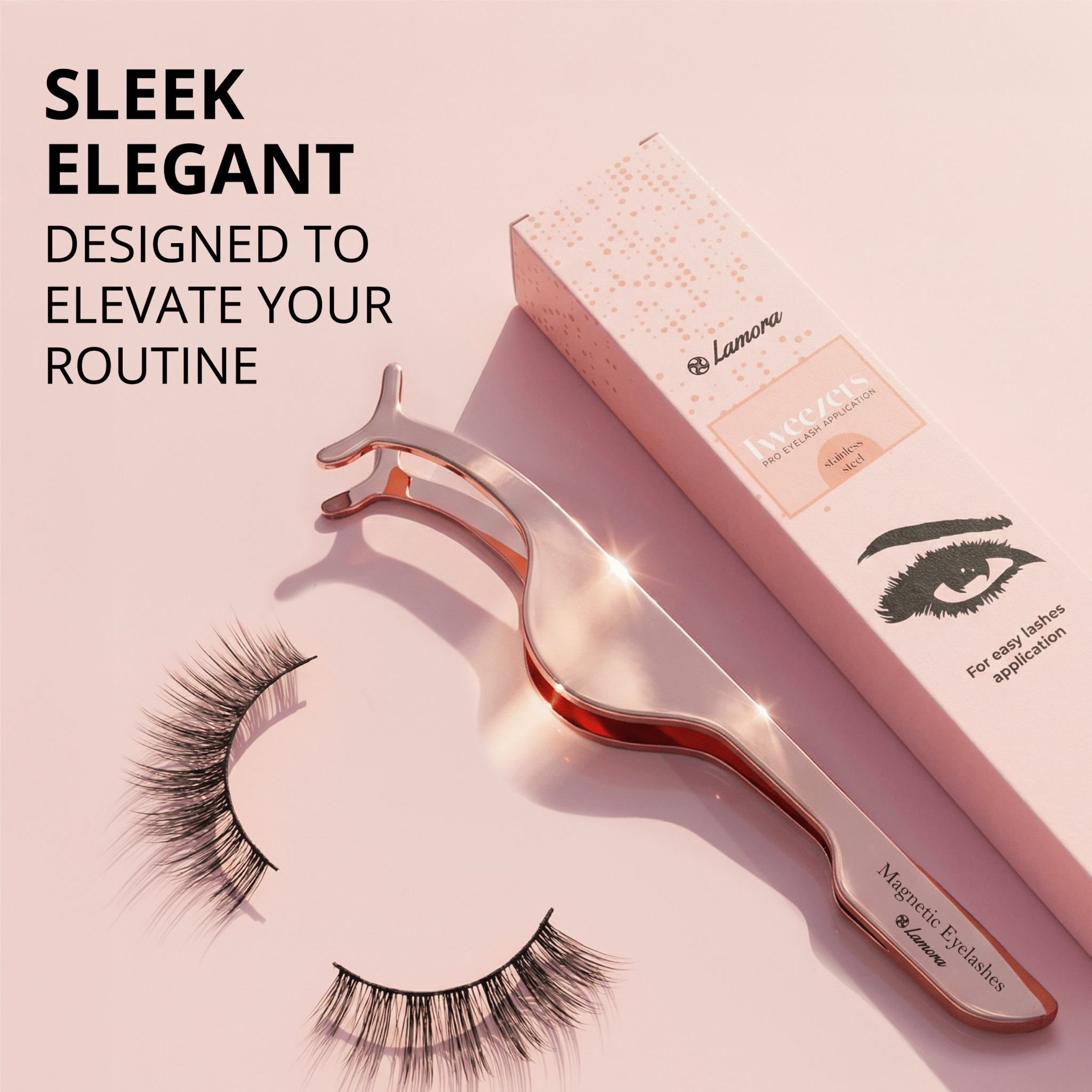 Tweezer For False Lashes - Lamora Beauty